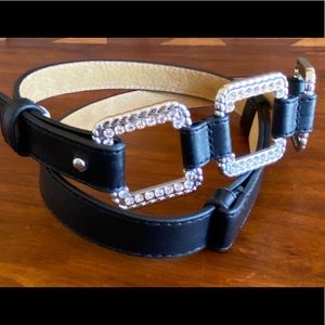 Lake Shore Drive Crystal Studded‎ Triple Link Belt